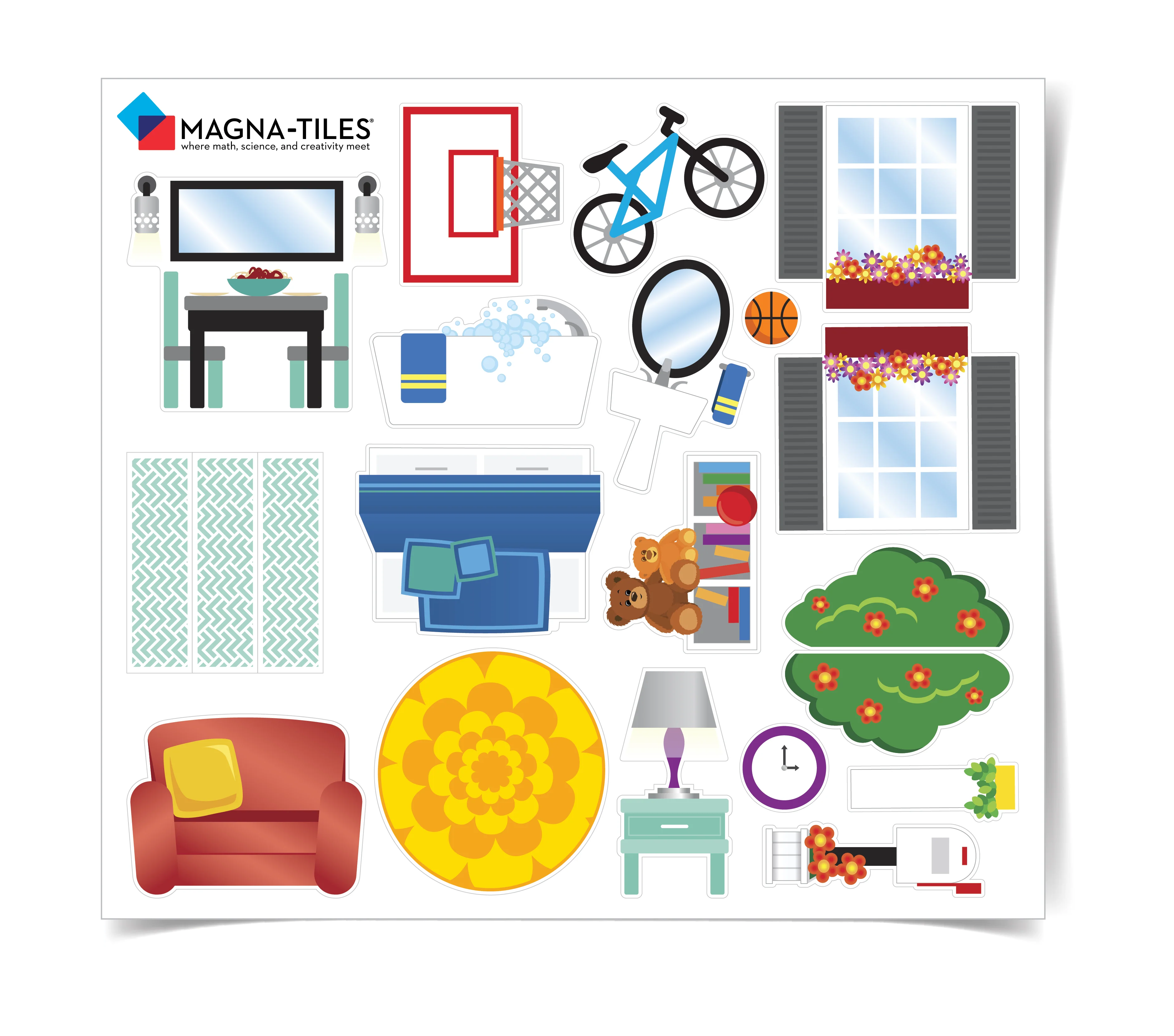 House 28 Piece Set by Magna-Tiles - Image 7