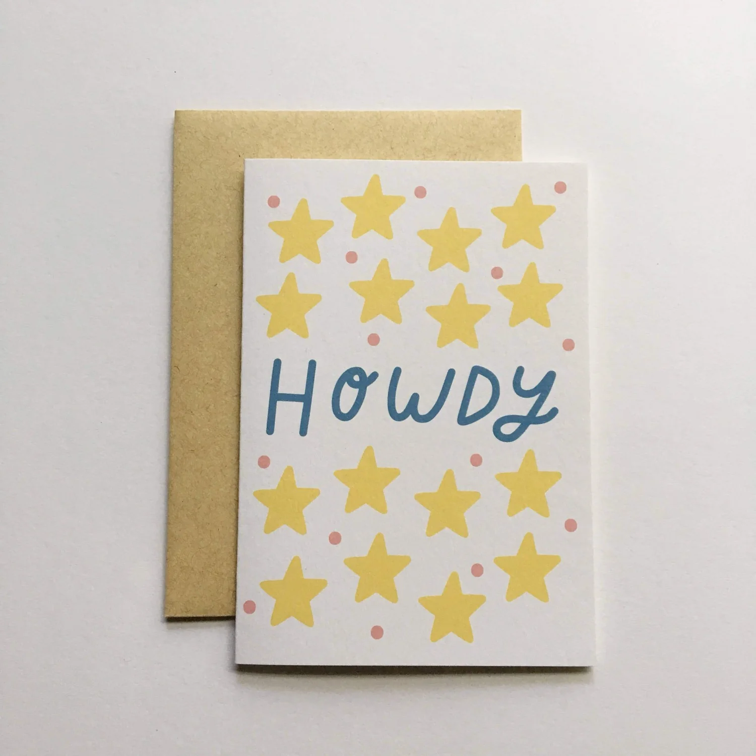 Howdy Card by Allie Biddle