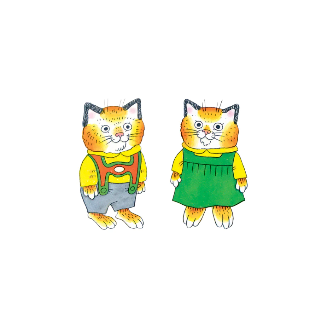 Huckle and Sally Cat Tattoos - Set of 2 by Tattly