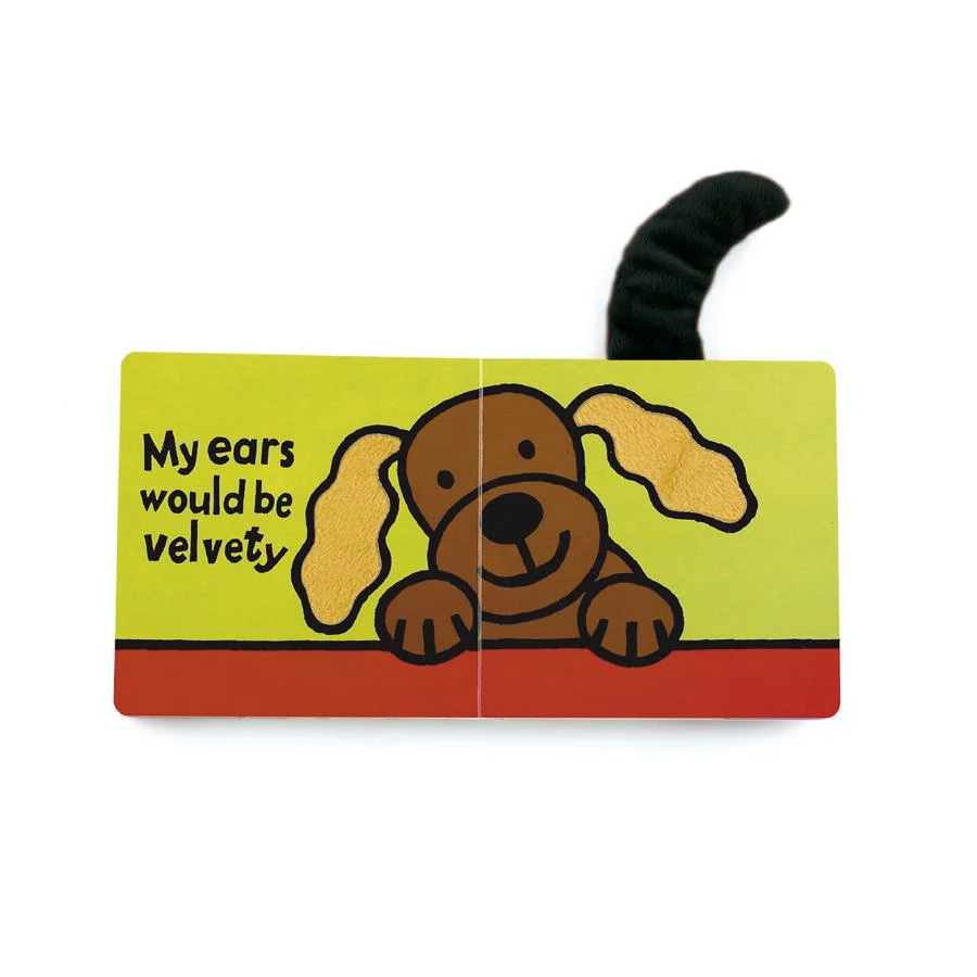 If I Were a Puppy (Black & Cream) - Board Book by Jellycat - Image 2