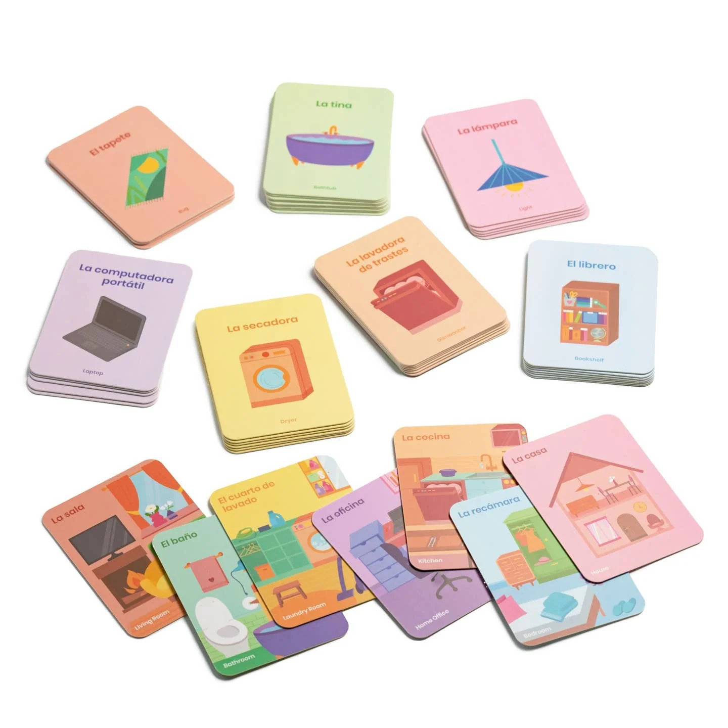 In My Home Bilingual Flashcards by Habbi Habbi - Image 2