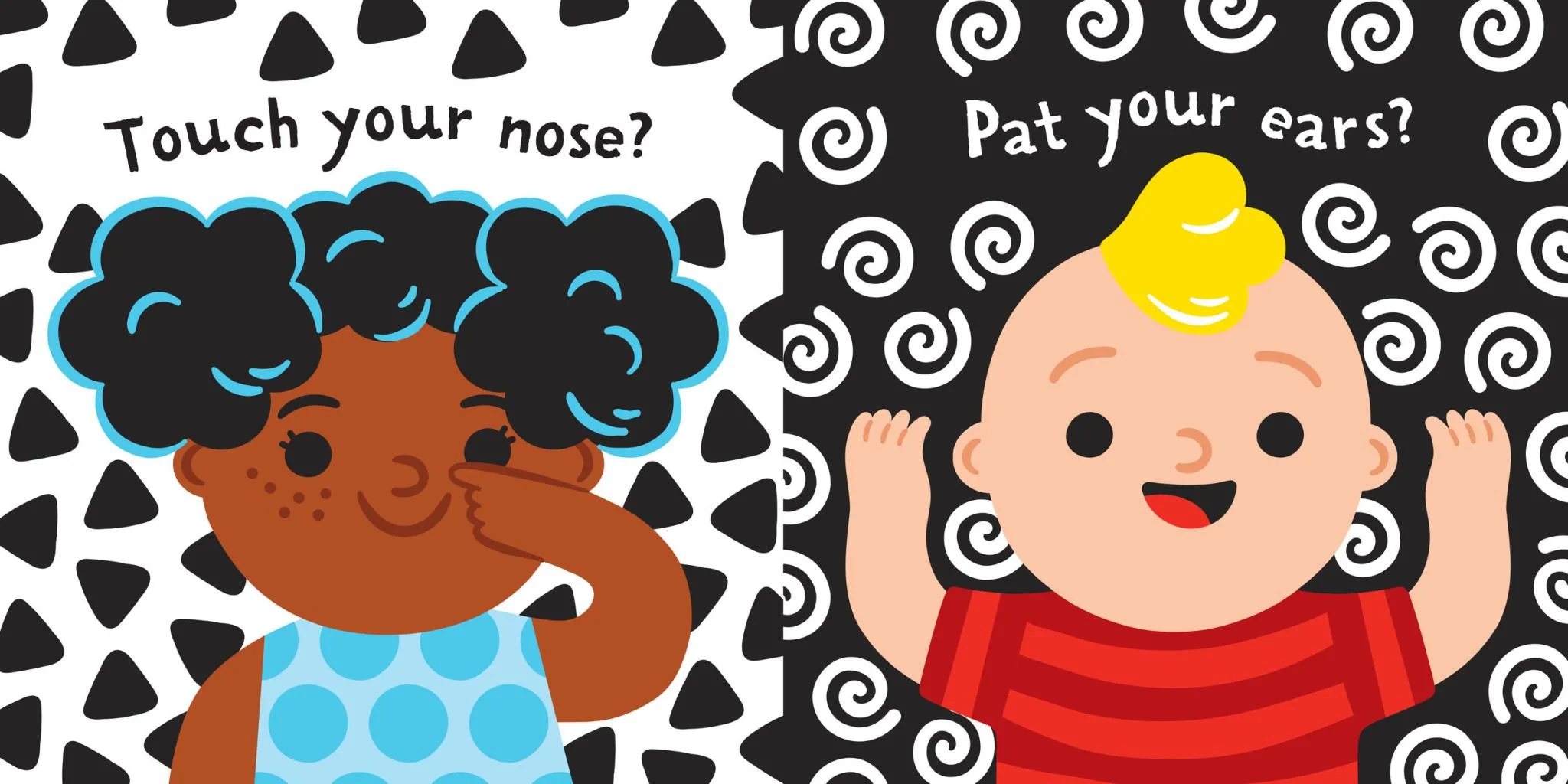 Indestructibles High Contrast Book - Touch Your Nose - Image 4