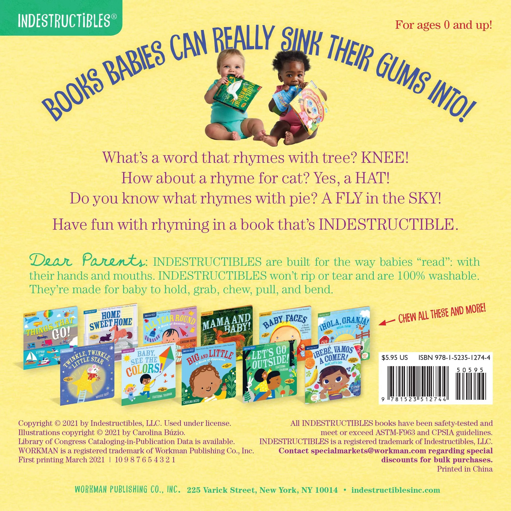 Indestructibles Book - Rhyme With Me! - Image 5