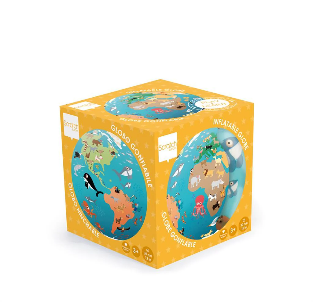 Inflatable Globe - 12 Inch by Scratch - Image 2
