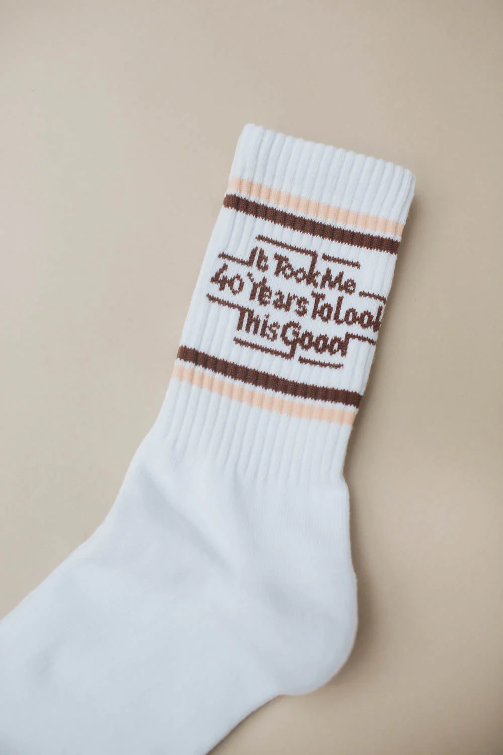It Took Me 40 Years to Look This Good Socks by The Bee & The Fox - Image 2