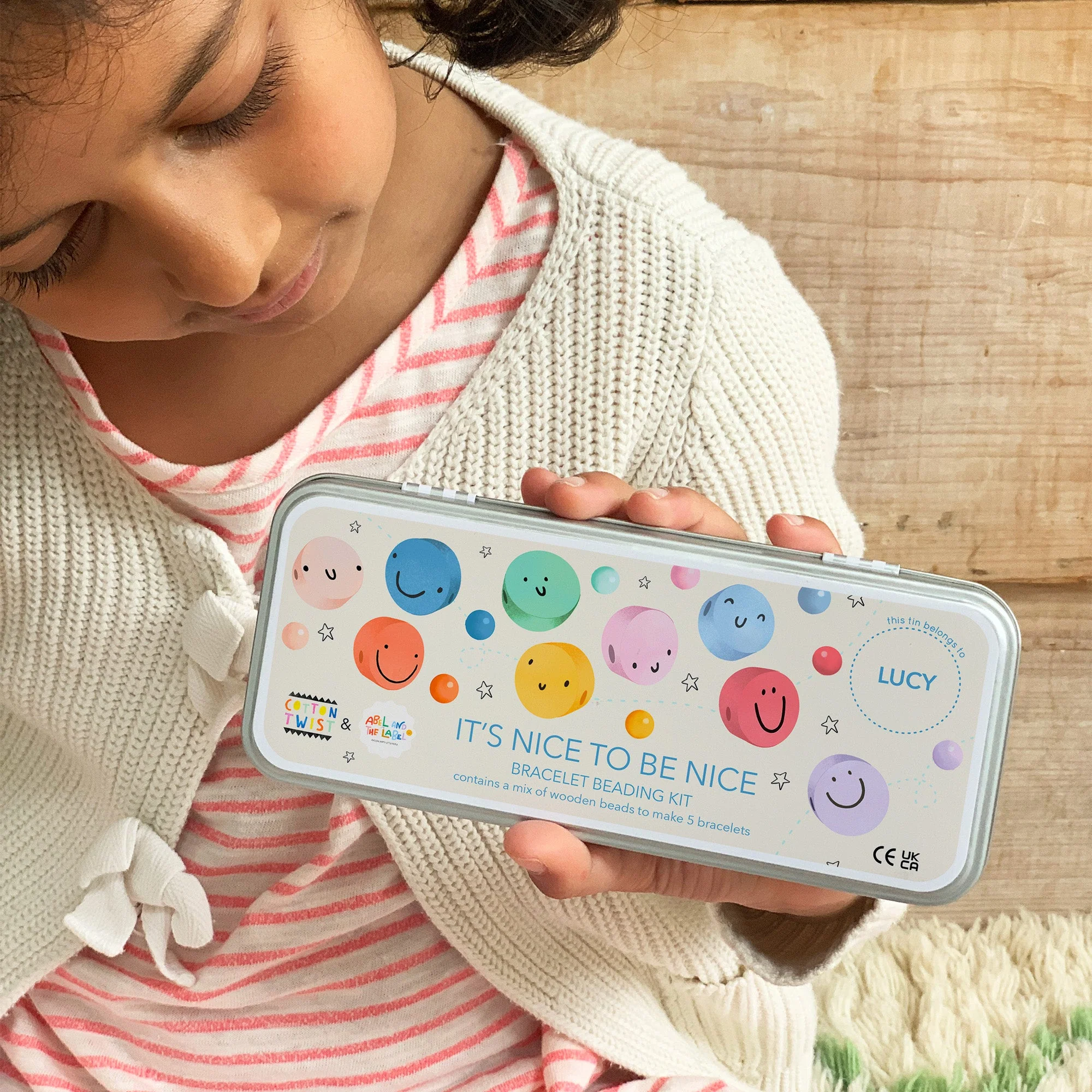 It's Nice To Be Nice Bracelet Beading Kit by Cotton Twist - Image 3