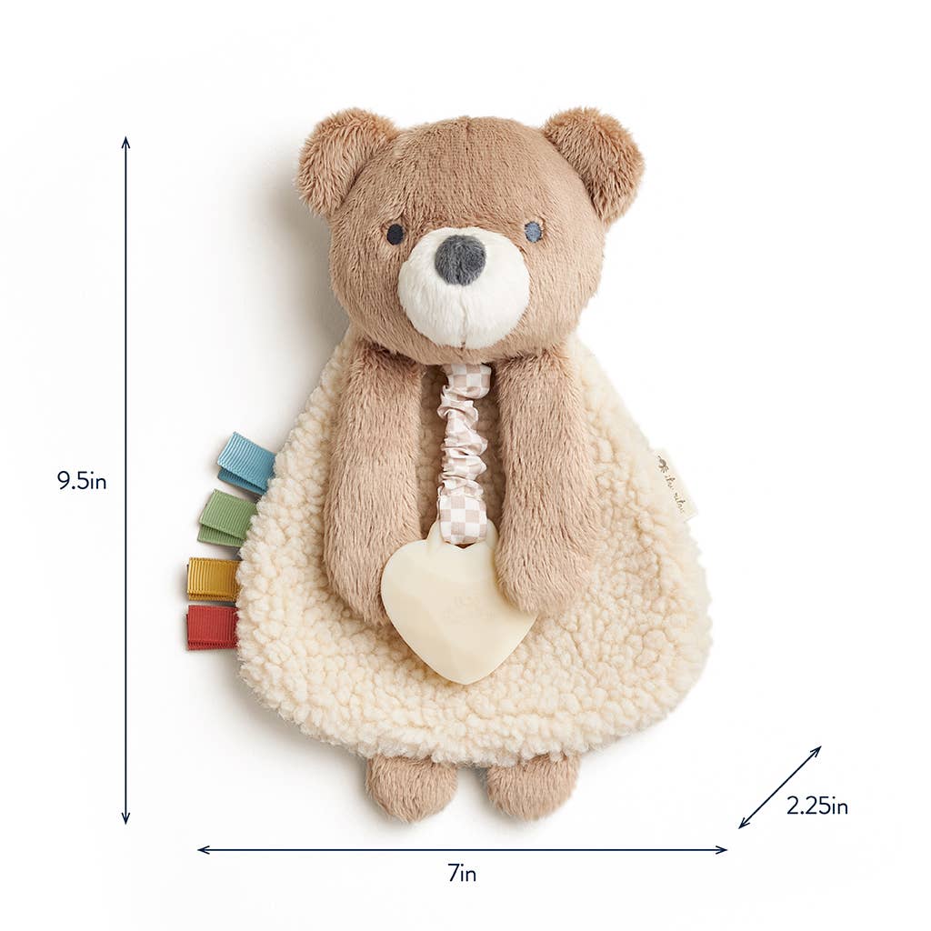Itzy Friends Lovey Plush - Theo the Bear by Itzy Ritzy - Image 7