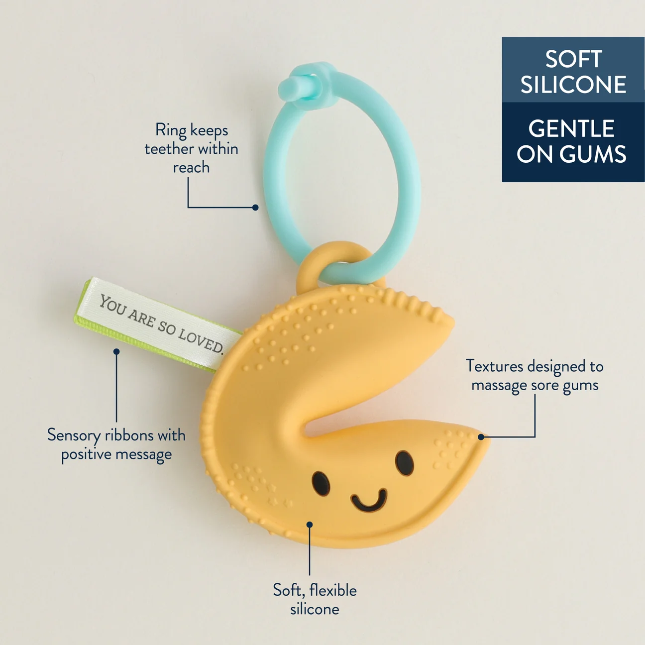 Itzy Treat Fortune Cookie Teether by Itzy Ritzy - Image 6
