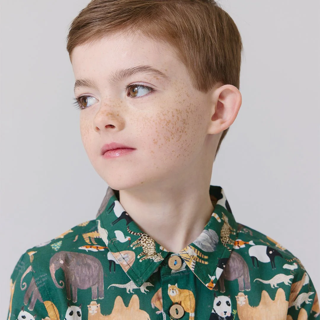 Jack Shirt - Animals of Asia by Pink Chicken - FINAL SALE - Image 3