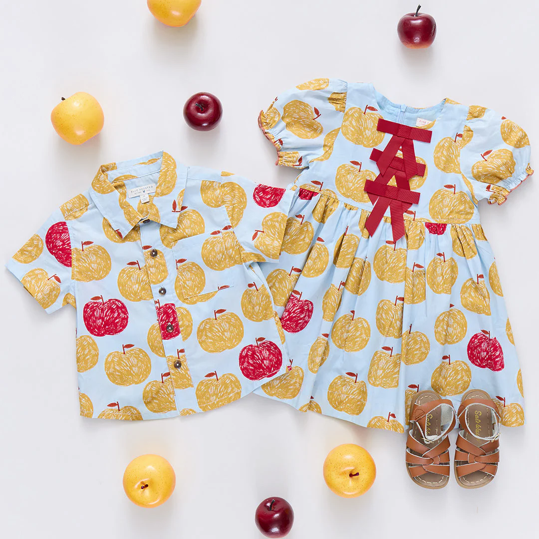 Jack Shirt - Gold Apples by Pink Chicken - FINAL SALE - Image 6