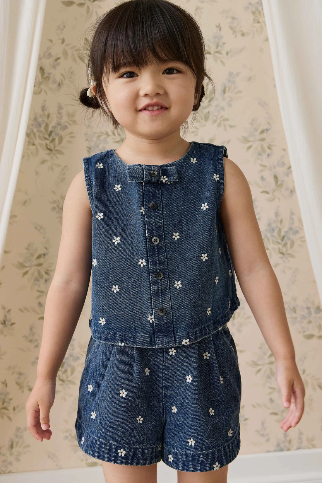 Jardine Short - Josie Floral Denim by Jamie Kay - Image 4