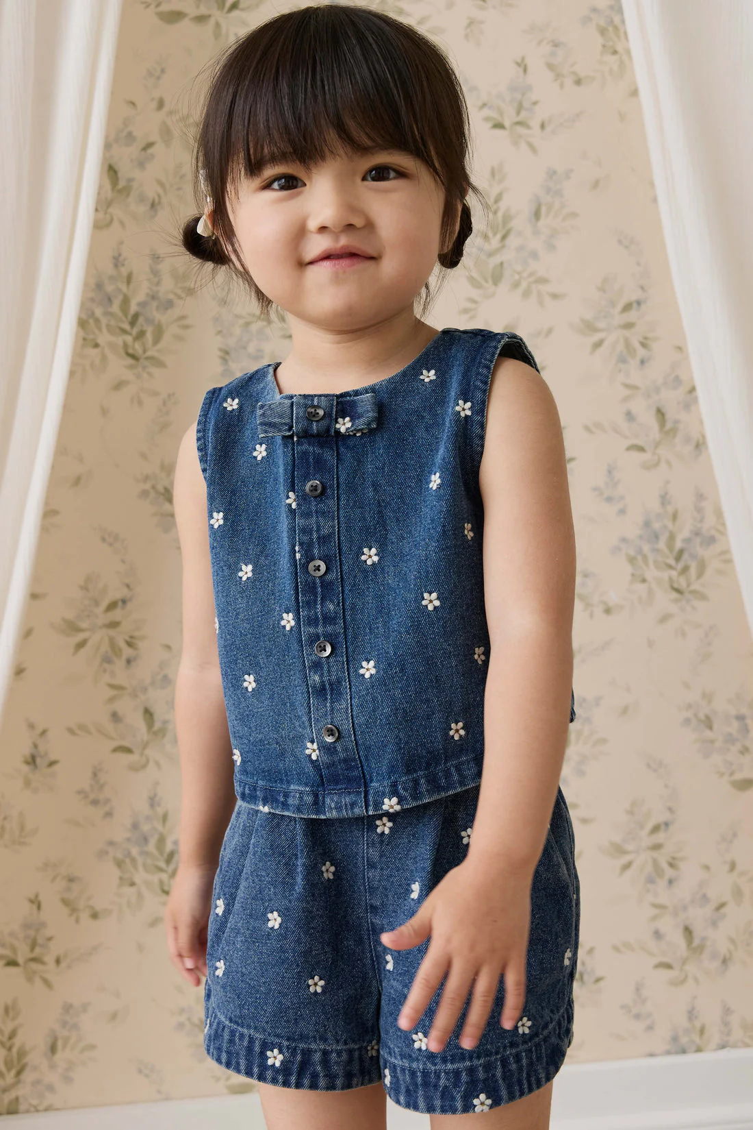 Jardine Short - Josie Floral Denim by Jamie Kay - Image 6