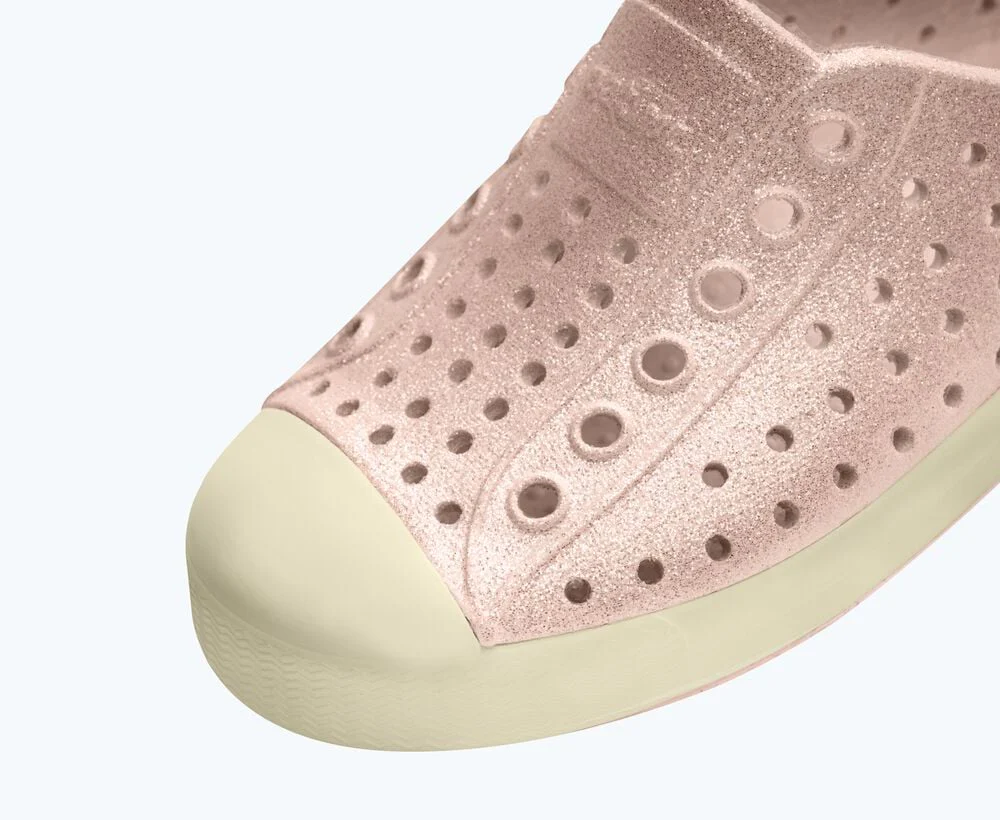 Jefferson Bio-Bling Shoe - Chameleon Pink Bling/ Bone White by Native Shoes - Image 4