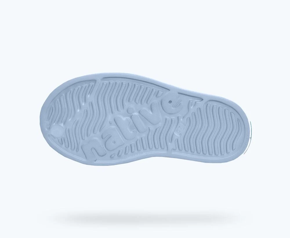 Jefferson Print Shoes - Skyway Blue/Shell White/Cloud Rainbow by Native Shoes - Image 3