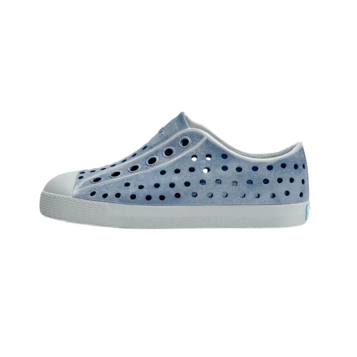 Jefferson Stonewash Shoes - Dawn Blue/Dawn Blue/Oasis Brushed by Native Shoes