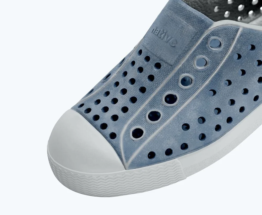 Jefferson Stonewash Shoes - Dawn Blue/Dawn Blue/Oasis Brushed by Native Shoes - Image 4