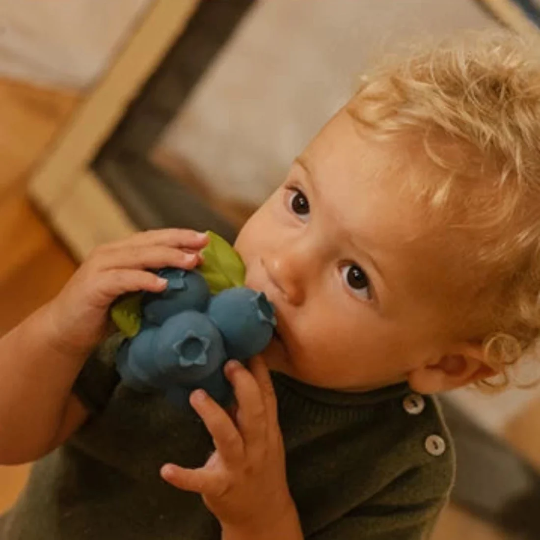 Jerry the Blueberry Teether by Oli & Carol - Image 5