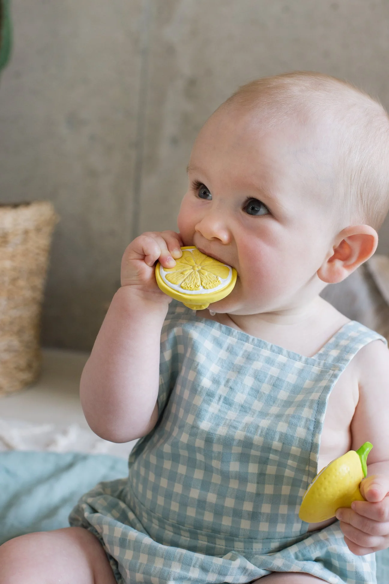 John Lemon Mini Teether by Oli & Carol - Image 4