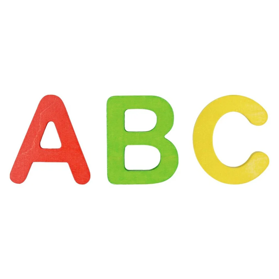 Jumbo 3" Wooden Letters A-Z in Carrying Bag by Begin Again - Image 2