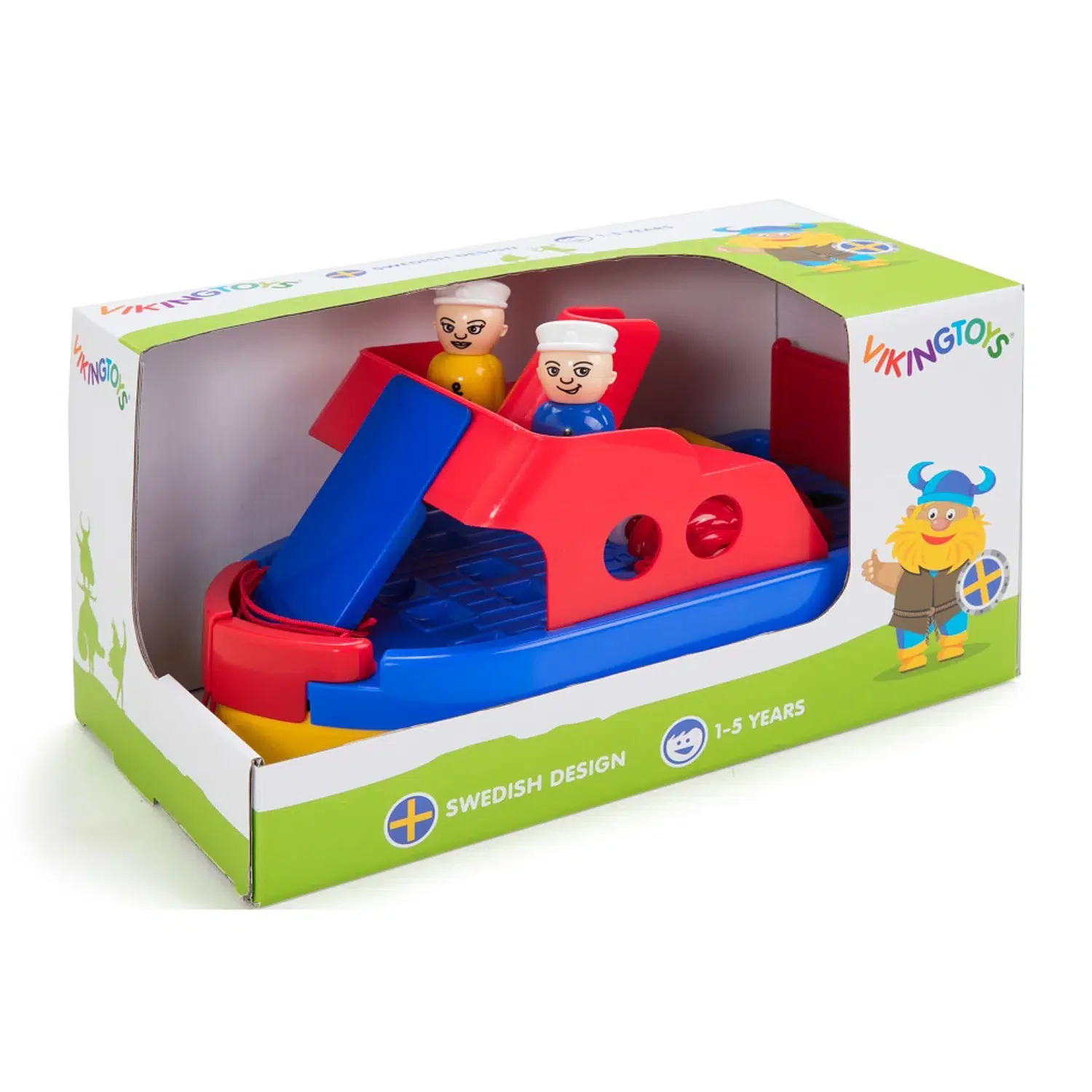 Jumbo Ferry Boat with 4 Cars by Viking Toys - Image 2