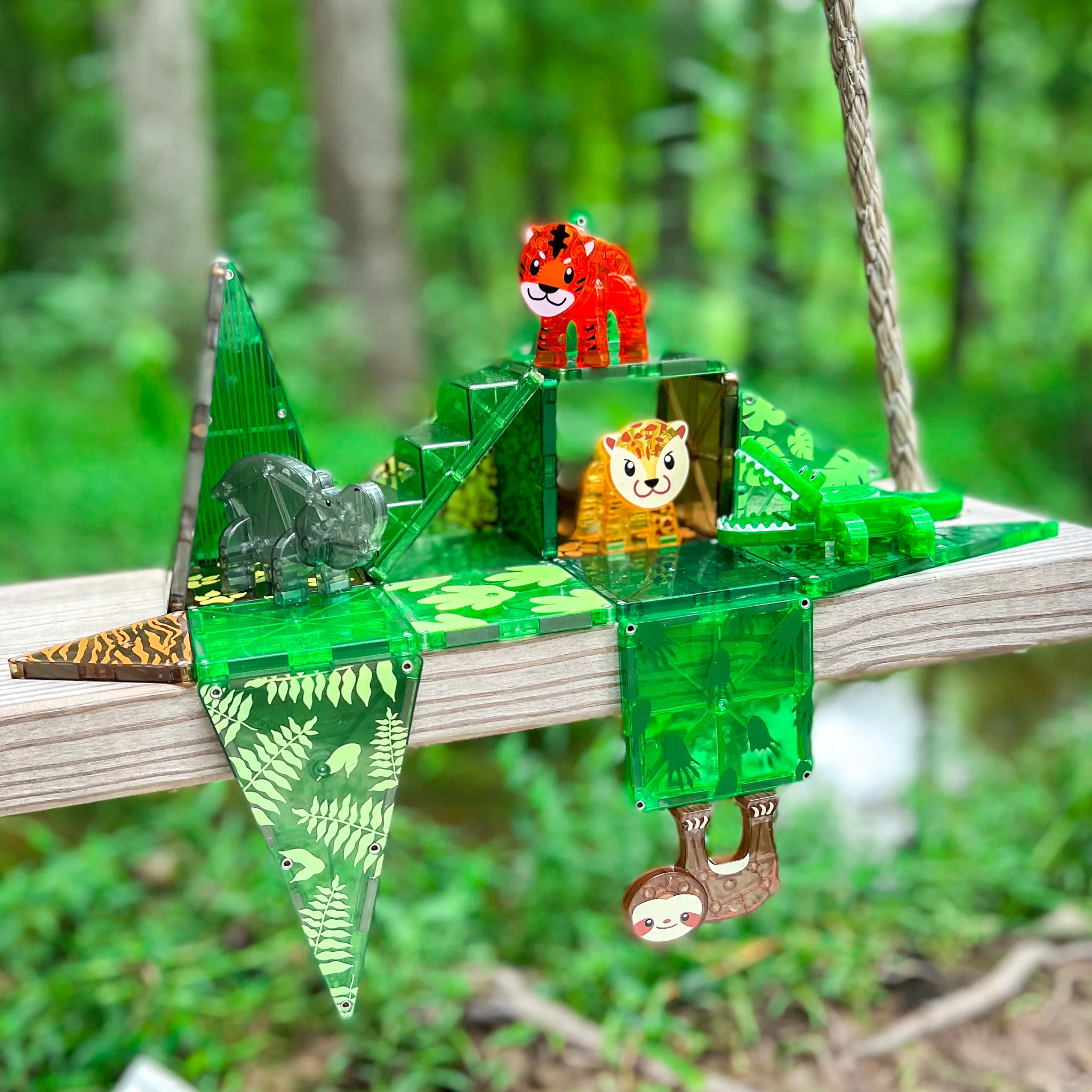 Jungle Animals 25 Piece Set by Magna-Tiles - Image 2