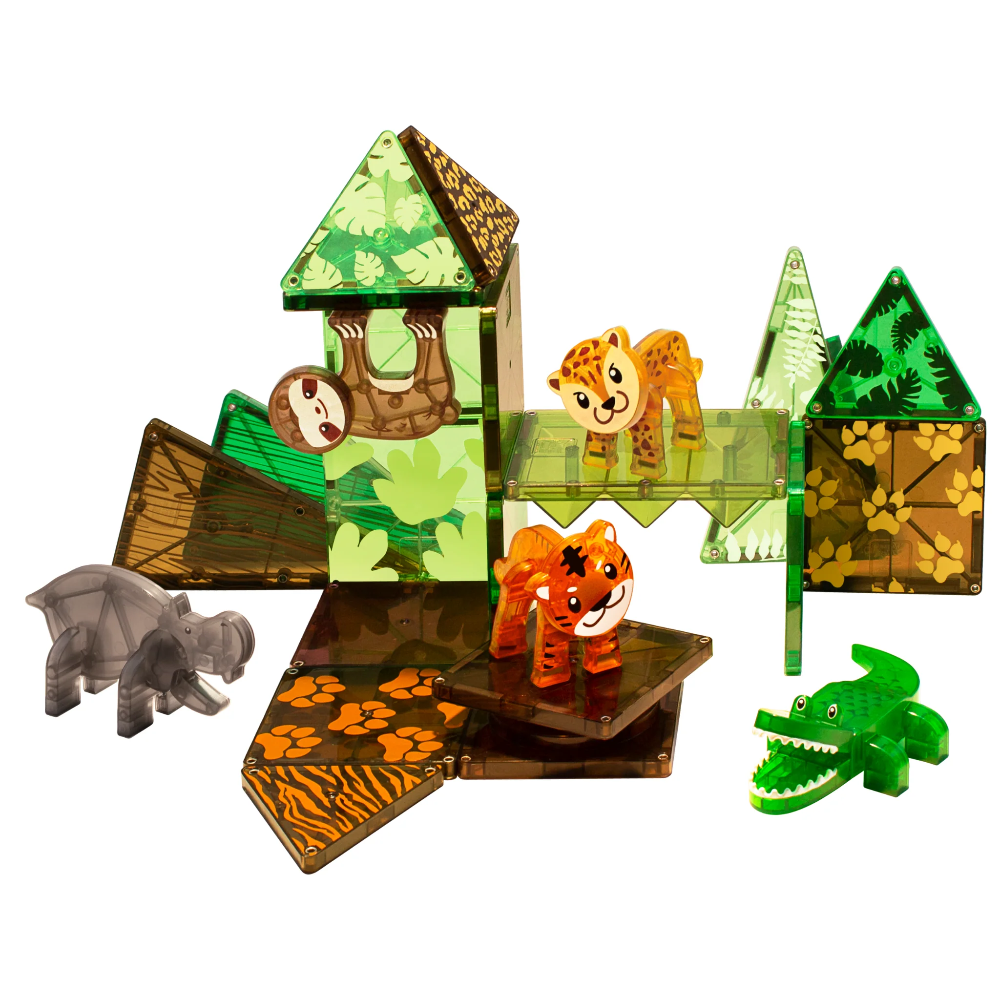 Jungle Animals 25 Piece Set by Magna-Tiles - Image 4