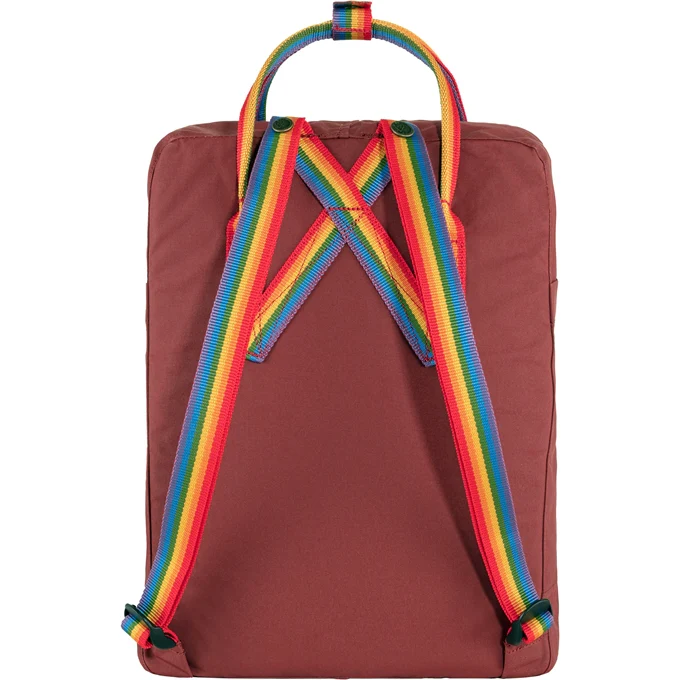 Kånken Rainbow Backpack - Ox Red by Fjallraven - Image 2