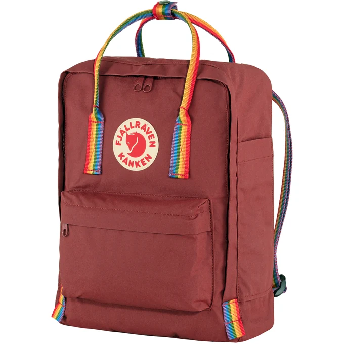 Kånken Rainbow Backpack - Ox Red by Fjallraven - Image 3