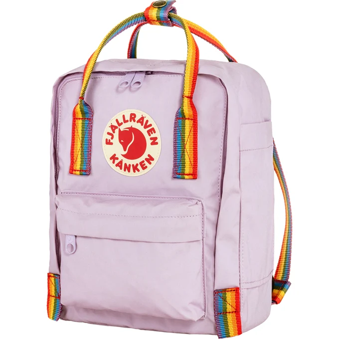 Kånken Rainbow Mini Backpack - Pastel Lavender by Fjallraven - Image 3
