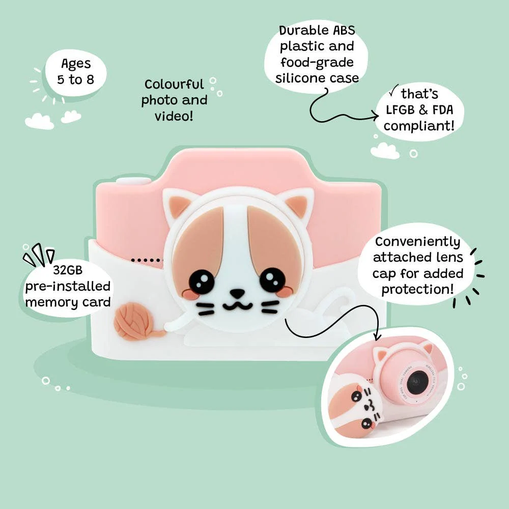 Kids' Digital Camera Model K - Meowie the Cat by Kidamento - Image 3