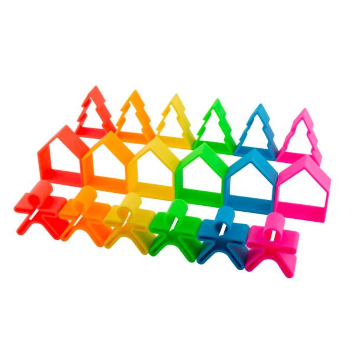Kids, Houses + Trees 6pk - Neon by Dëna - Image 3