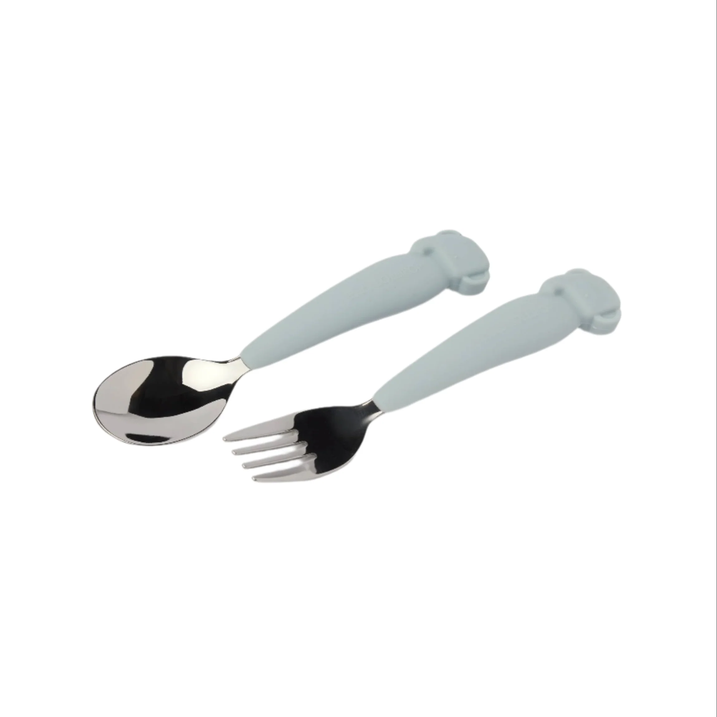 Kids' Spoon & Fork Set - Elephant by Loulou Lollipop - Image 2