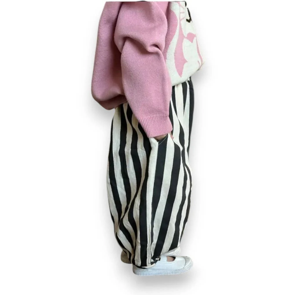 Kids Striped Baggy Pant - Jester Balloon Pant  by Best Day Ever Kids - FINAL SALE - Image 2