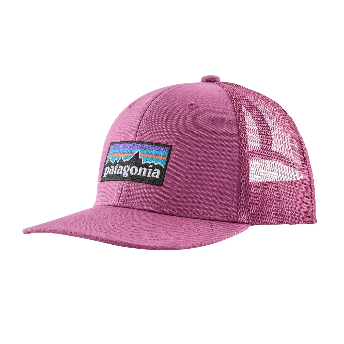 Kids' Trucker Hat -  P-6 Logo: Faded Magenta by Patagonia