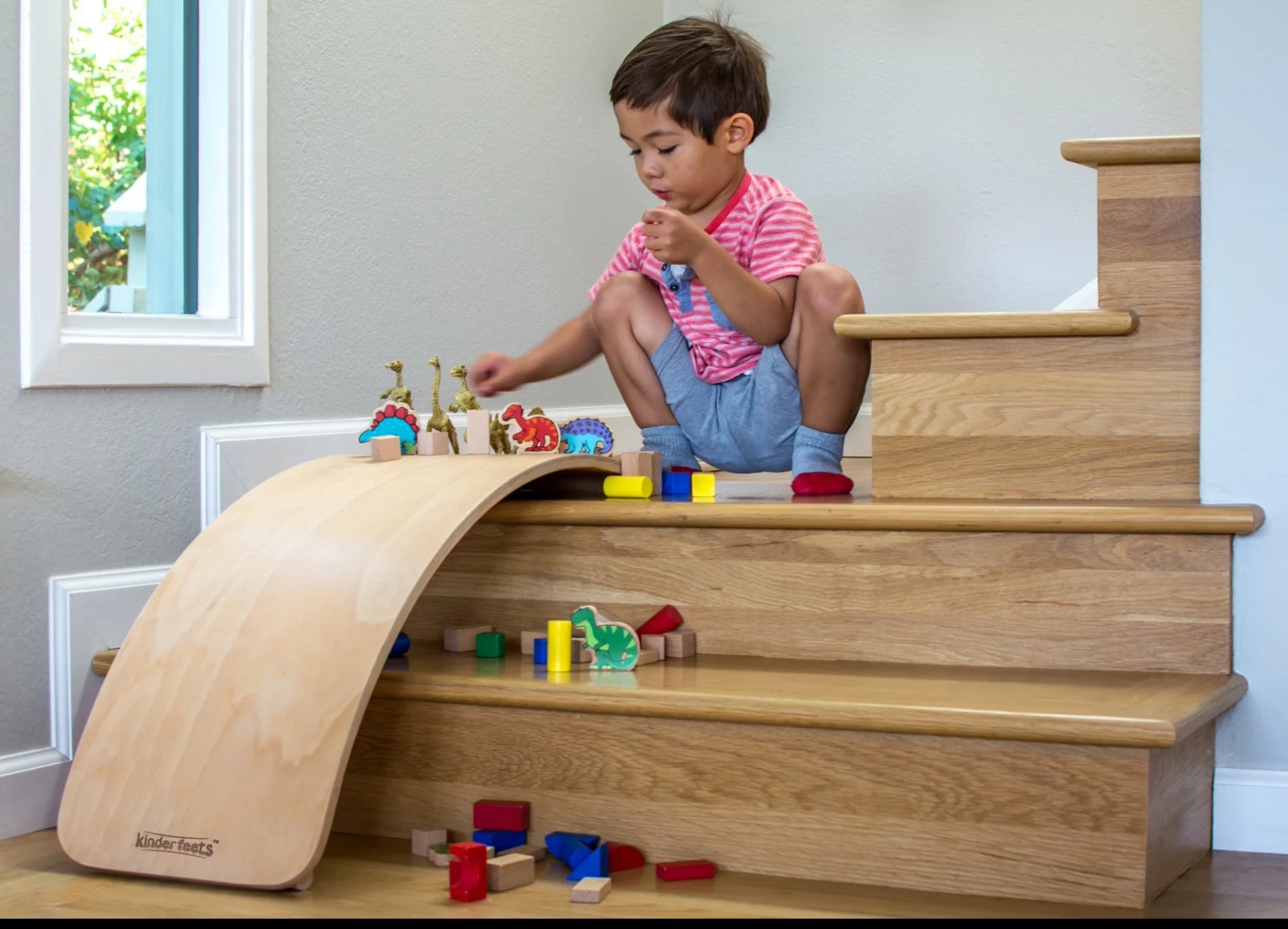 Kinderboard Balance Board Waldorf Original - Natural by Kinderfeets - Image 3