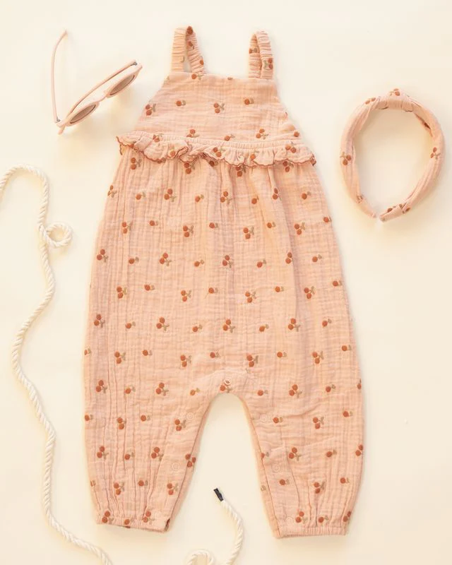 Kinsley Jumpsuit - Cherry Embroidery by Rylee + Cru - Image 2