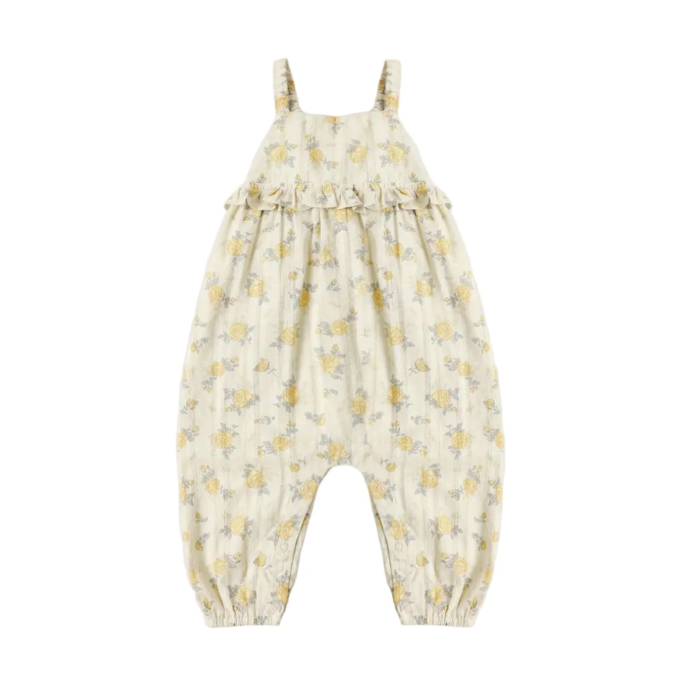 Kinsley Jumpsuit - Lemon Ditsy Flower by Rylee + Cru