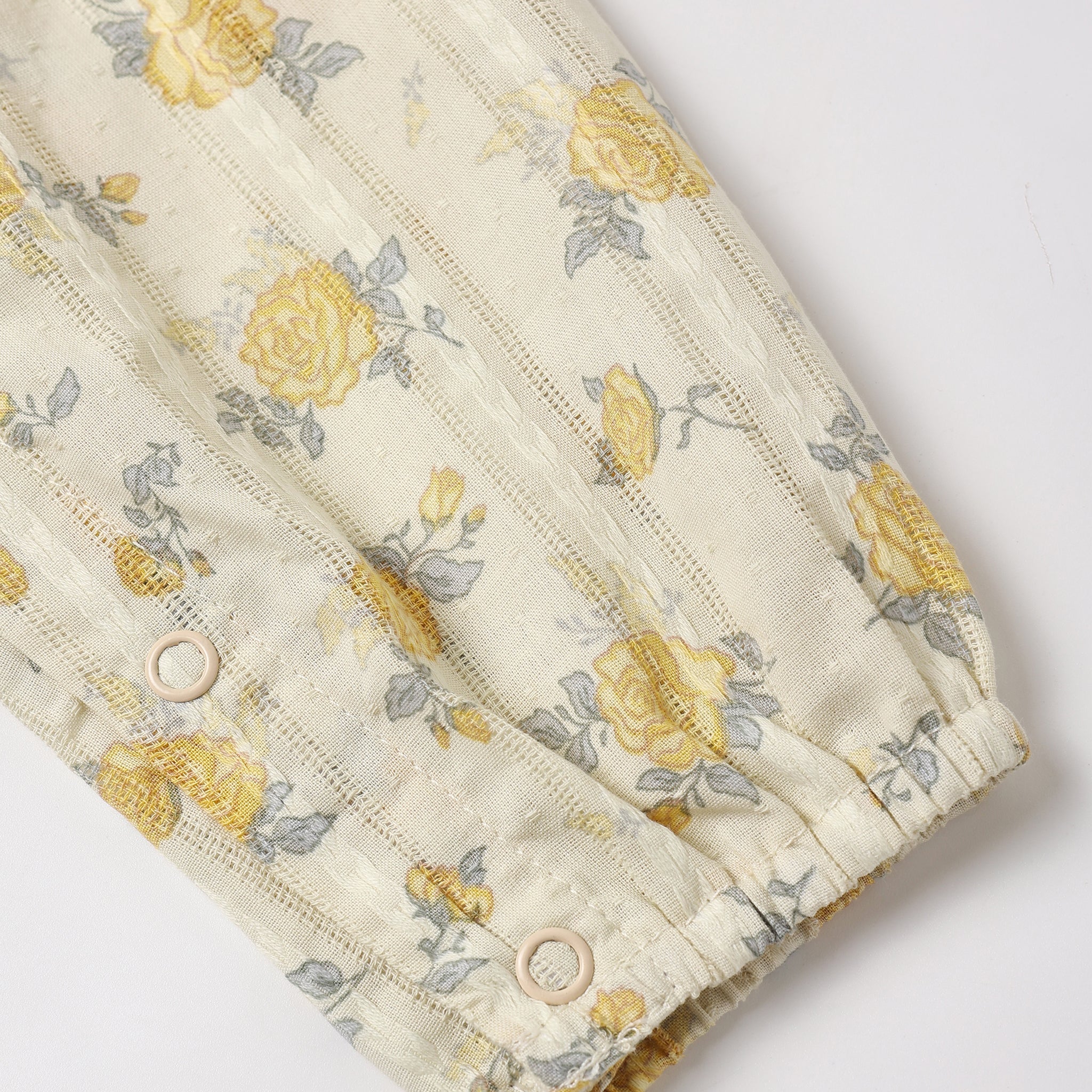 Kinsley Jumpsuit - Lemon Ditsy Flower by Rylee + Cru - Image 2