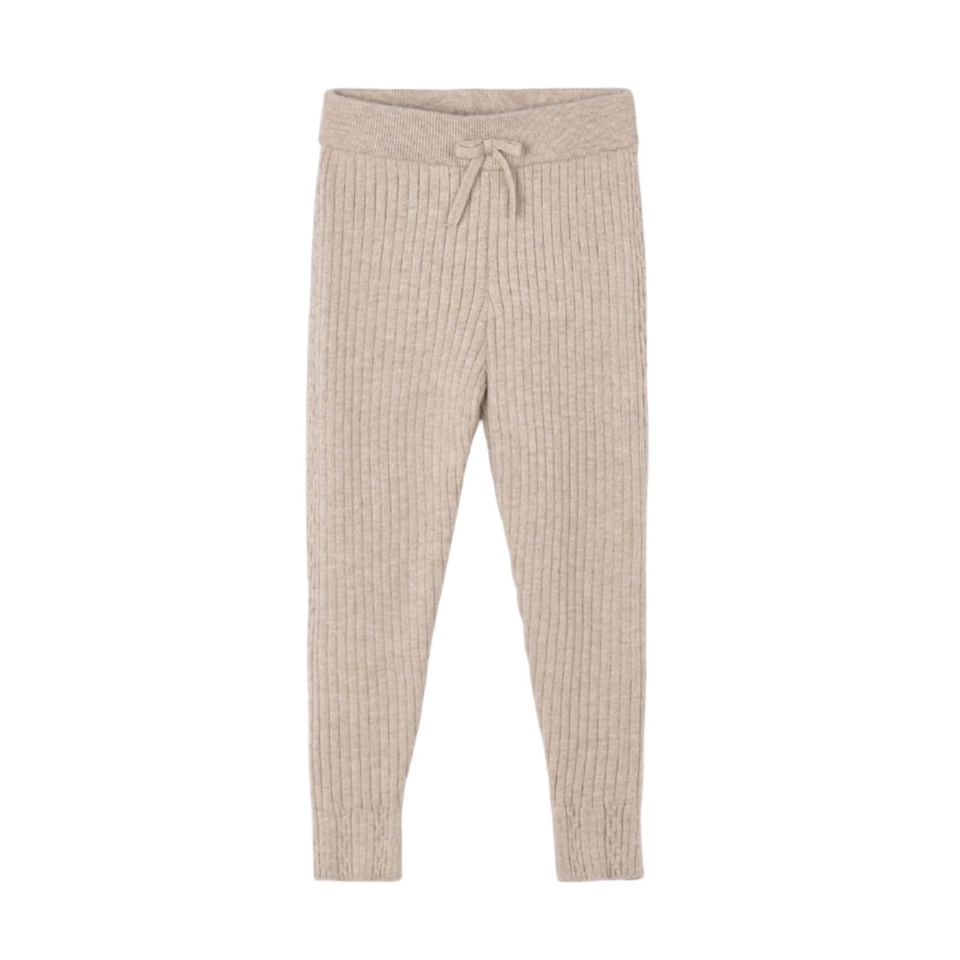Knit Bow Leggings - Toffee by Mayoral - FINAL SALE
