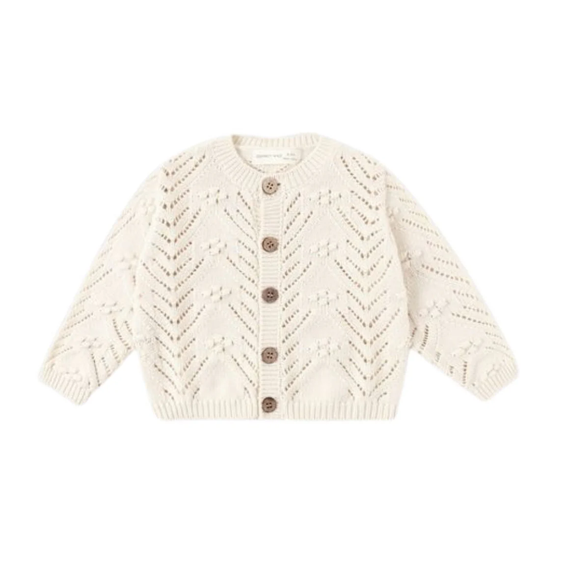 Knit Cardigan - Natural by Quincy Mae