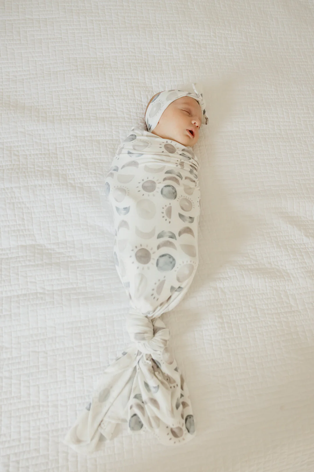 Knit Swaddle Blanket - Eclipse by Copper Pearl - Image 2