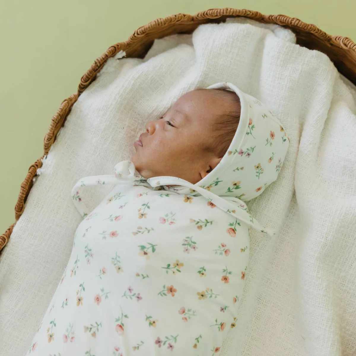 Knit Swaddle Blanket - Eloise by Copper Pearl - Image 2