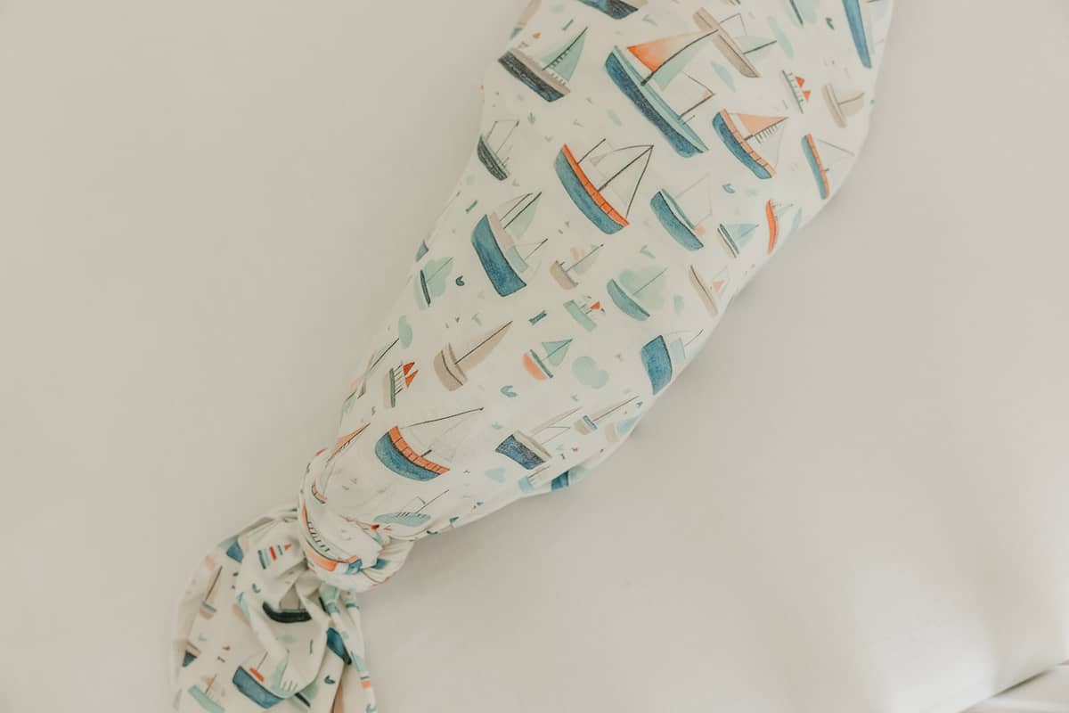 Knit Swaddle Blanket - Fischer by Copper Pearl - Image 6