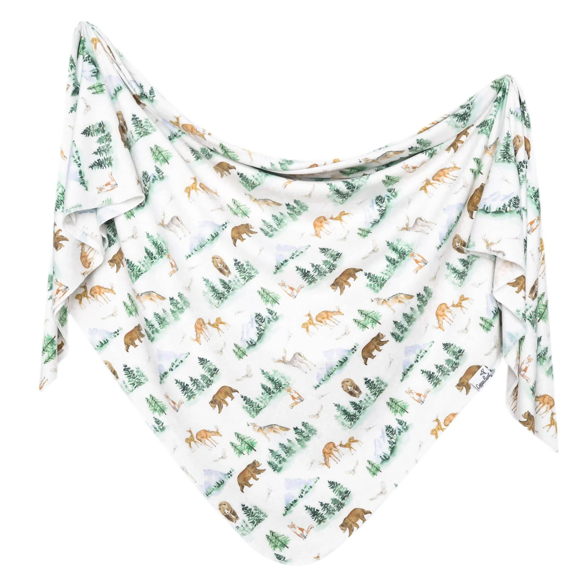 Knit Swaddle Blanket - Grayson by Copper Pearl