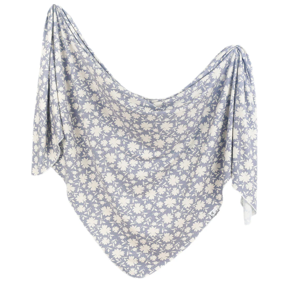 Knit Swaddle Blanket - Lacie by Copper Pearl