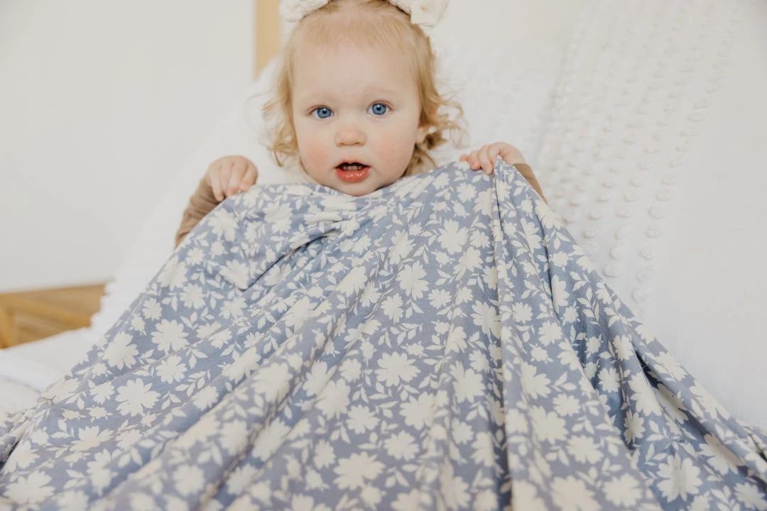 Knit Swaddle Blanket - Lacie by Copper Pearl - Image 2