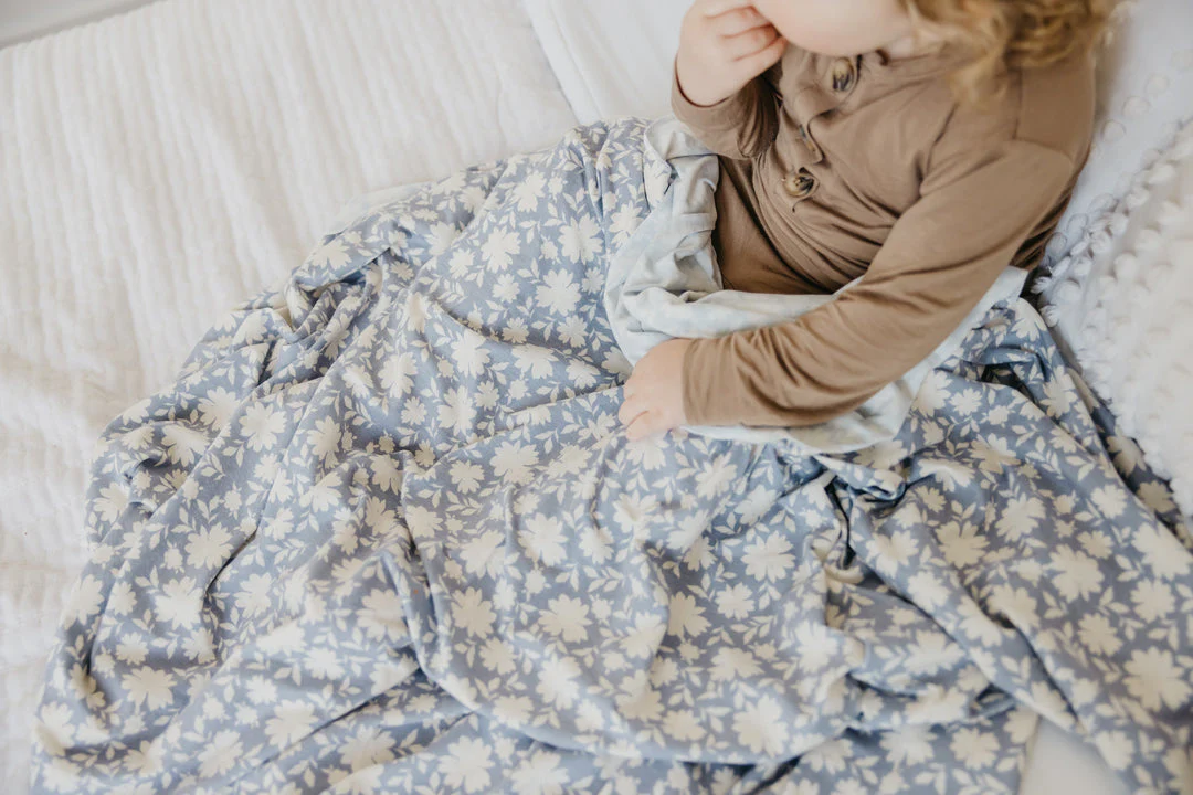 Knit Swaddle Blanket - Lacie by Copper Pearl - Image 3