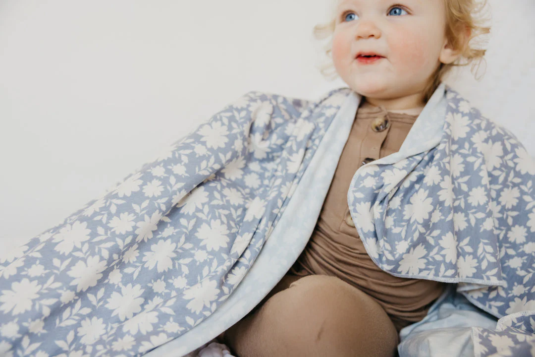 Knit Swaddle Blanket - Lacie by Copper Pearl - Image 4