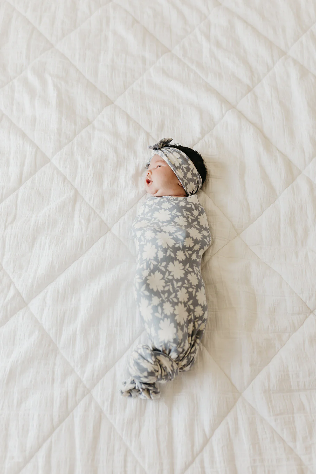Knit Swaddle Blanket - Lacie by Copper Pearl - Image 5