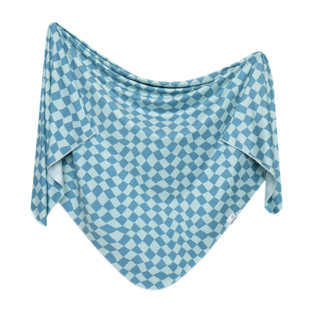 Knit Swaddle Blanket - Miles by Copper Pearl